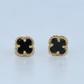 14K Gold | Van Cleef Inspired Clover Stud Earrings