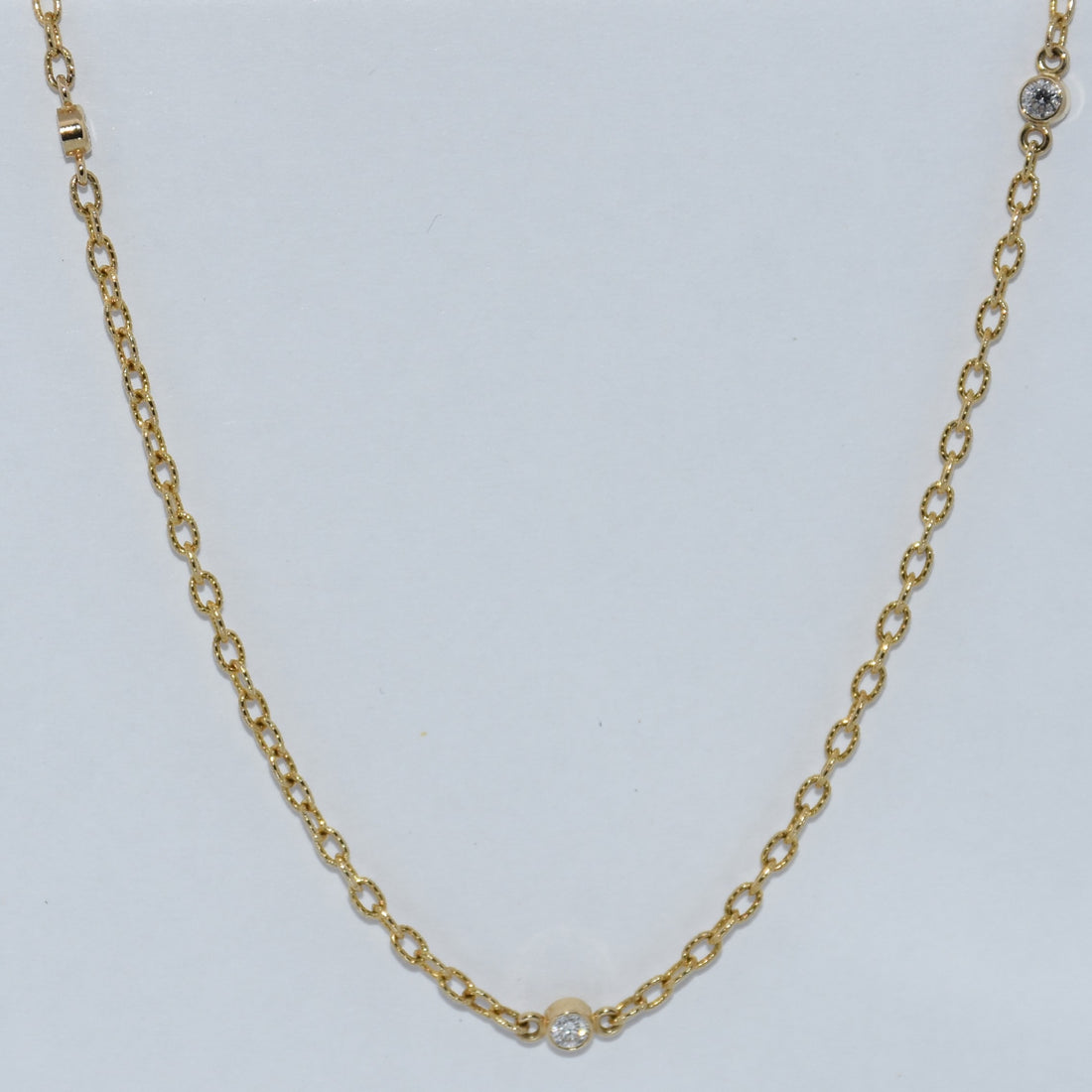 14K Gold | Diamond by the yard Necklace