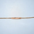 19.2K Portuguese Gold | Kids Curb ID Bracelet