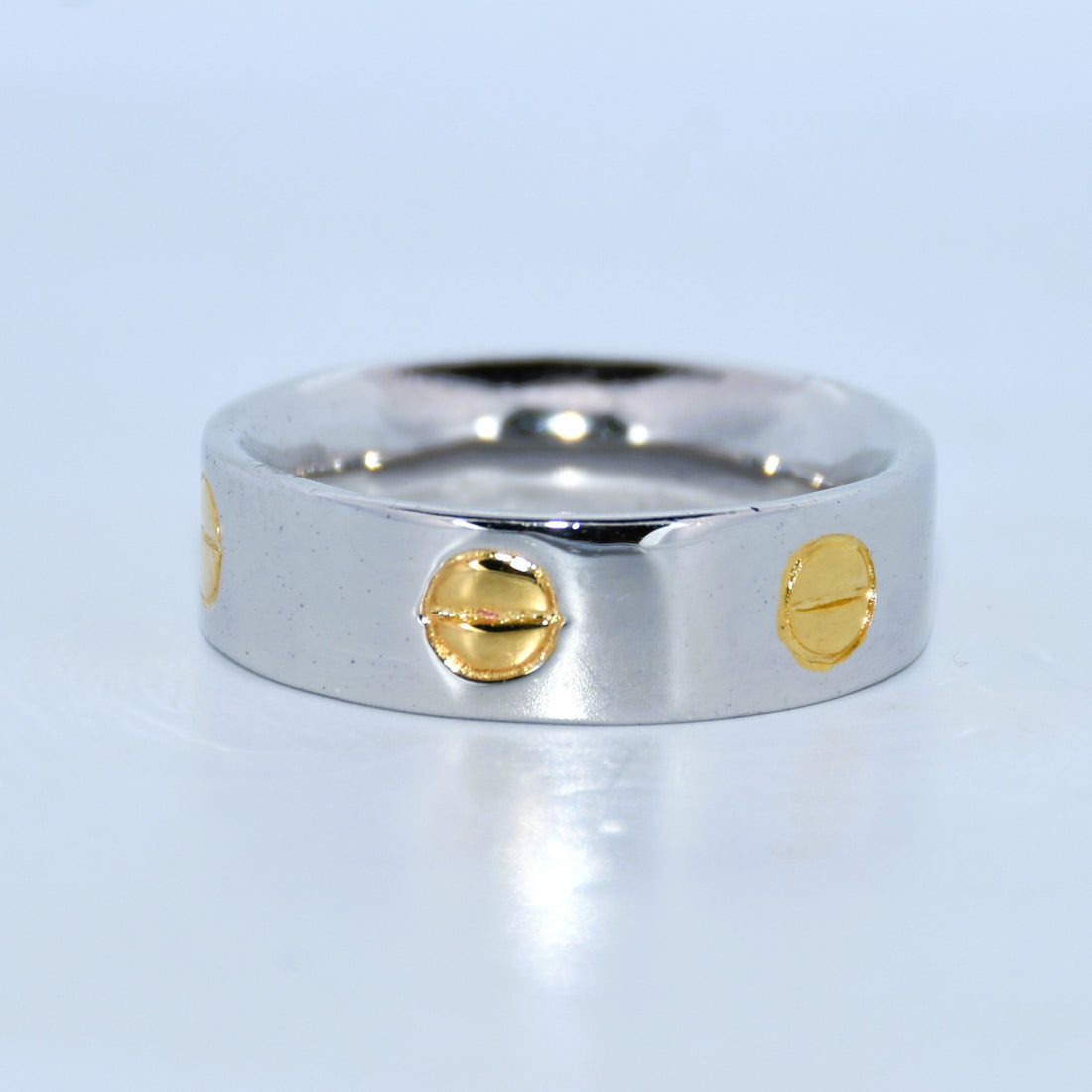Sterling Silver | Two Tone Designer Ring