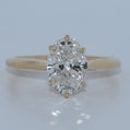 14K Gold | YG 2.08CT Oval Brilliant Solitaire Lab Engagement Ring
