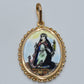 19.2K Portuguese Gold | Vintage Saint Philomena Pendant