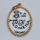 19.2K Portuguese Gold | Vintage Saint Philomena Pendant