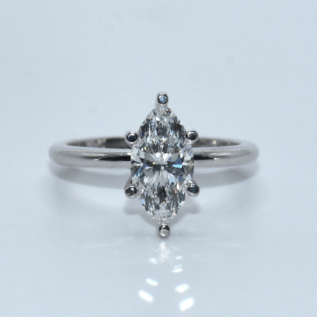 14K Gold | 1.51ct Lab Grown Diamond Marquise Solitaire Ring