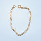 19.2K Portuguese Gold | Figaro Bracelet 6.5" 2.7mm
