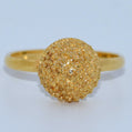 19.2K Portuguese Gold | Spiked Pave Ring
