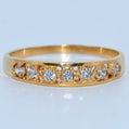 19.2K Portuguese Gold | Seven Stone Band Ring