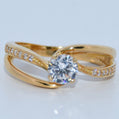19.2K Portuguese Gold | Open Sided Ring