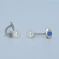 Sterling Silver | Pearl Evil Eye Earrings