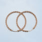 19.2K Portuguese Gold | Twist Hoop (Argolas) 30mm Earrings