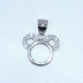 Sterling Silver | Mickey & Minnie Pendants