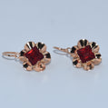 19.2K Portuguese Gold | Flower Drop Earrings