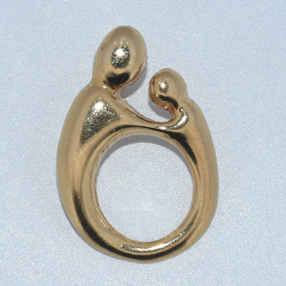 14K Gold | Mother and Child Pendants