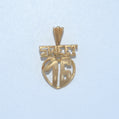 14K Gold | Sweet 16 Block Letter Charm