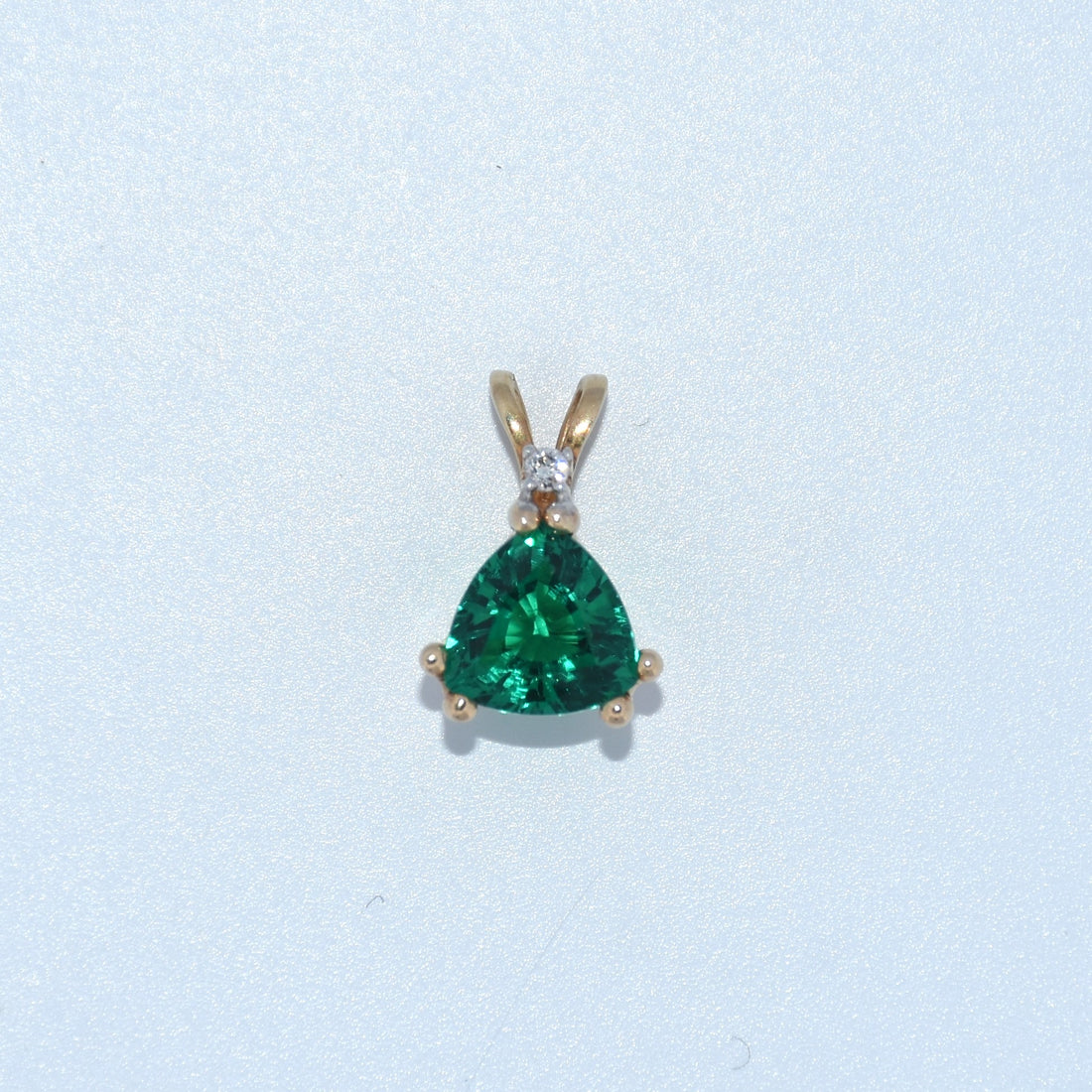 14K Gold | YG Triangle Pendants