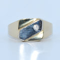 14K Gold | Two Tone Cz Ring