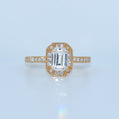 14K Gold | CZ Emerald Cut