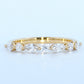 14K Gold | YG .594cttw Marquise/Round Lab Diamond Wedding/Anniversary Band