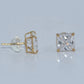 14K Gold | Stud CZ Earrings