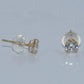 14K Gold | Stud CZ Earrings