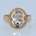 19.2K Portuguese Gold | Vintage Crystal Ring
