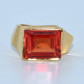 19.2K Portuguese Gold | Basin Orange Ring