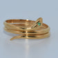 19.2K Portuguese Gold | Snake Design Rings