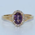 14K Gold | Oval Stone Ring