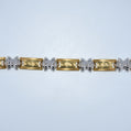 14K Gold | Two Tone Greek Key Bracelet