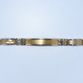 14K Gold | Two Tone ID Bracelet