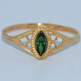 19.2K Portuguese Gold | Emerald Cut out Ring