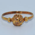 19.2K Portuguese Gold | Swirl Dome Ring