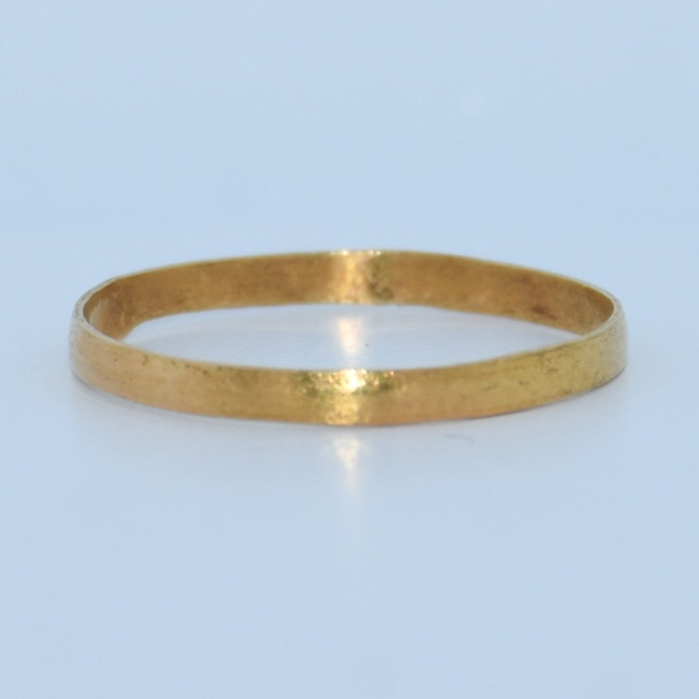 19.2K Portuguese Gold | Children's Plain Band