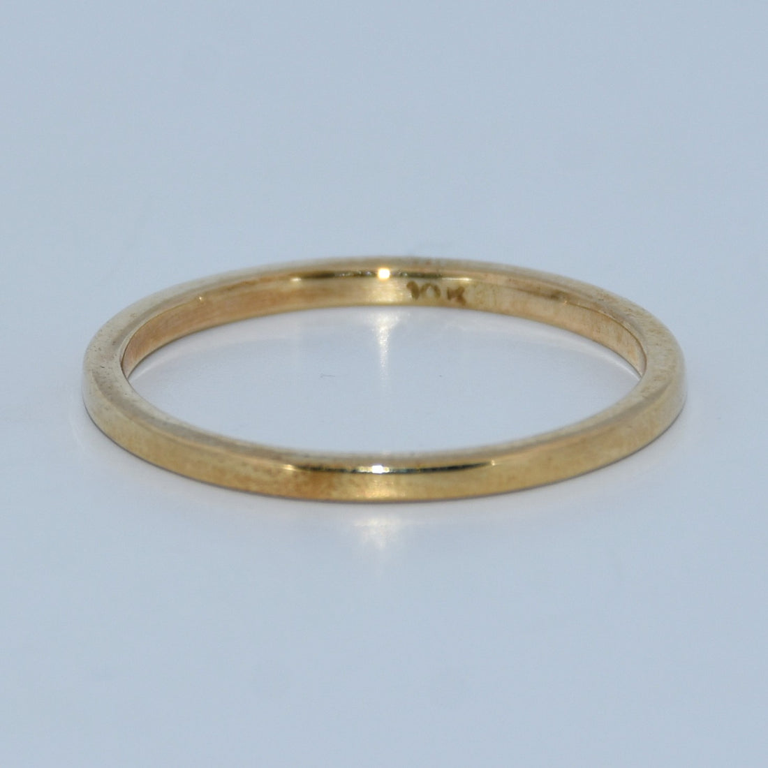 10K Gold | Thin Polished Wedding Bands