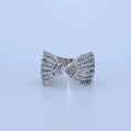Sterling Silver | Criss Cross CZ Ring