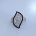 Sterling Silver | Leaf CZ Ring