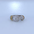 Sterling Silver | Belt Buckle CZ Ring