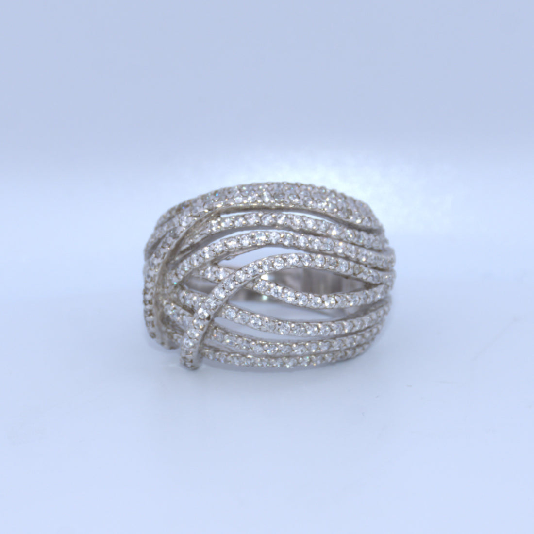 Sterling Silver | Mushroom CZ Ring
