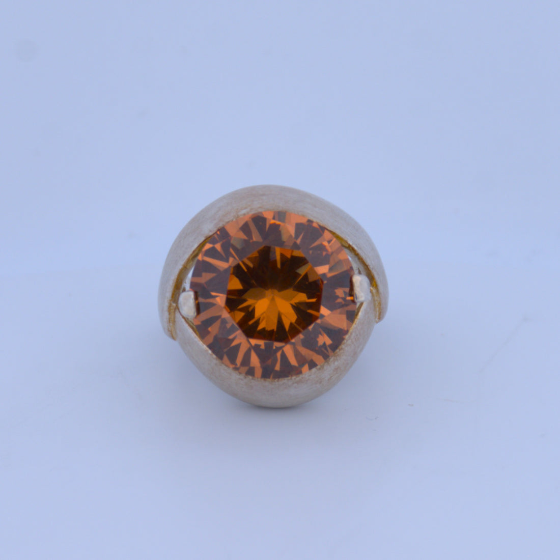 Sterling Silver | Amber Ring