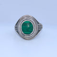 Sterling Silver | Malachite Ring