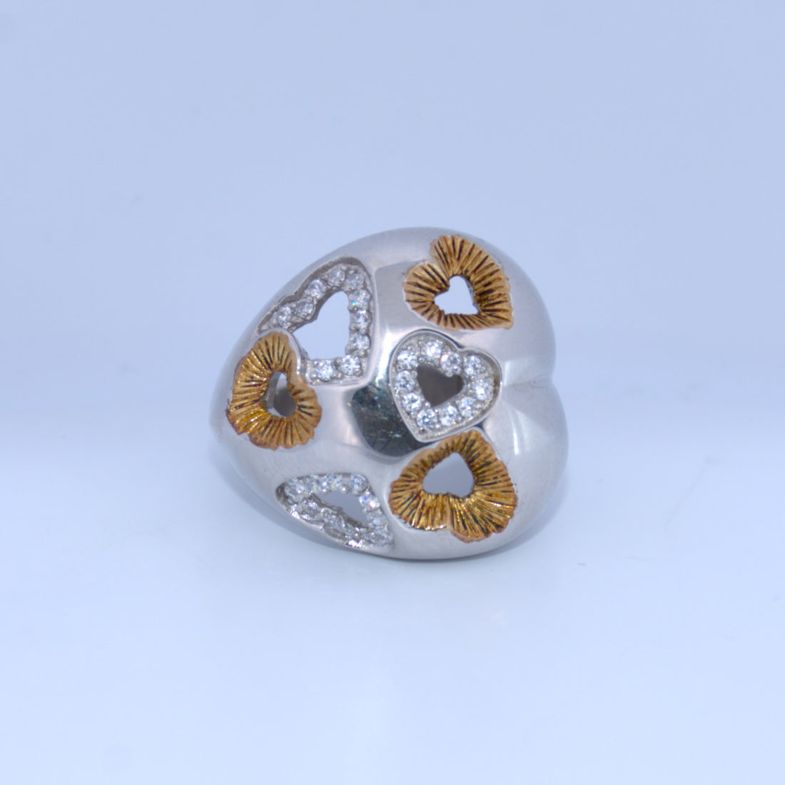 Sterling Silver | Cut-Out Heart Ring