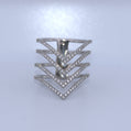 Sterling Silver | Arrow CZ Ring