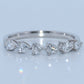 14K Gold | WG .512cttw Pear Lab Diamond Wedding/Anniversary Band