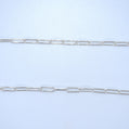 Sterling Silver | Elongated Cable Chains