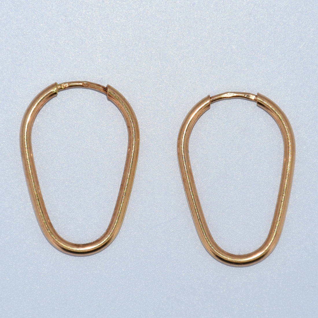 19.2K Portuguese Gold | Dangle Hoop Earrings