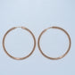 19.2K Portuguese Gold | Large Endless Hoop (Argolas) Earrings