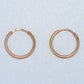 19.2K Portuguese Gold | Small Endless Hoops (Argolas) Earrings