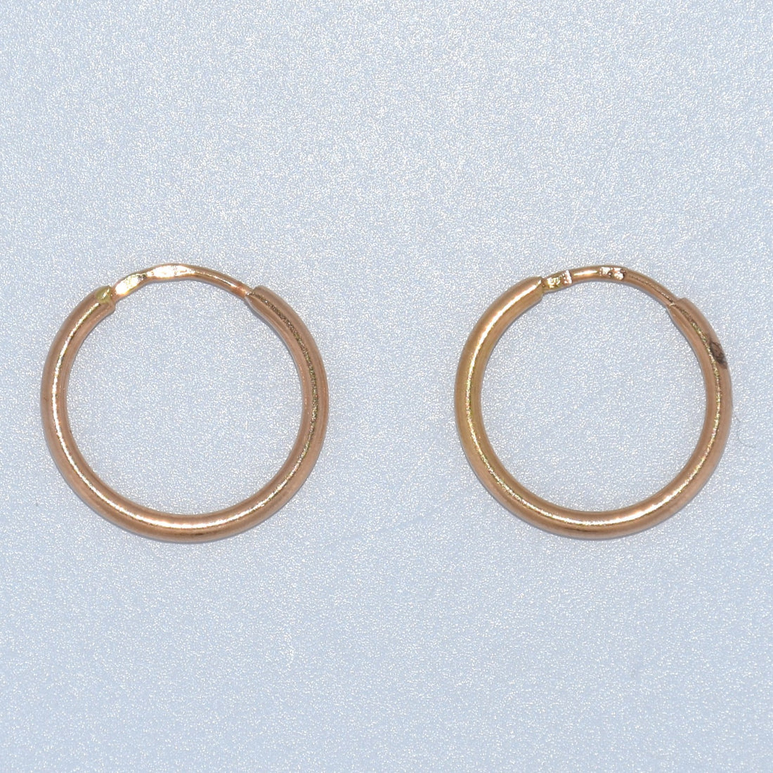 19.2K Portuguese Gold | Small Traditional Endless Hoops (Argolas) Earrings