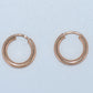 19.2K Portuguese Gold | Small Endless Hoops (Argolas) Earrings