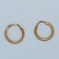 19.2K Portuguese Gold | Small Traditional Endless Hoops (Argolas) Earrings